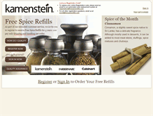 Tablet Screenshot of freespicerefills.com